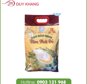 Rice bag packaging