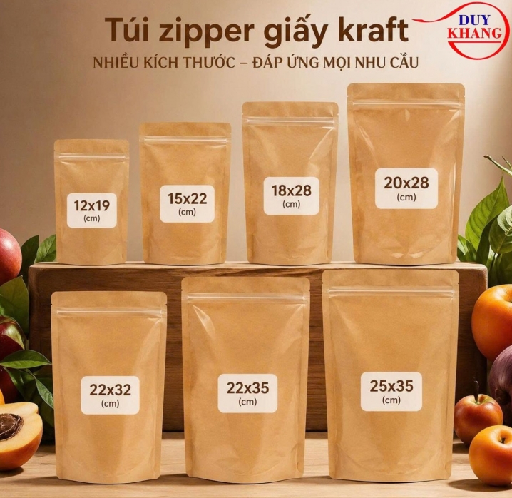 TÚI ZIPPER CÁC LOẠI – ĐẦY ĐỦ KÍCH THƯỚC, NHẬN IN THEO YÊU CẦU